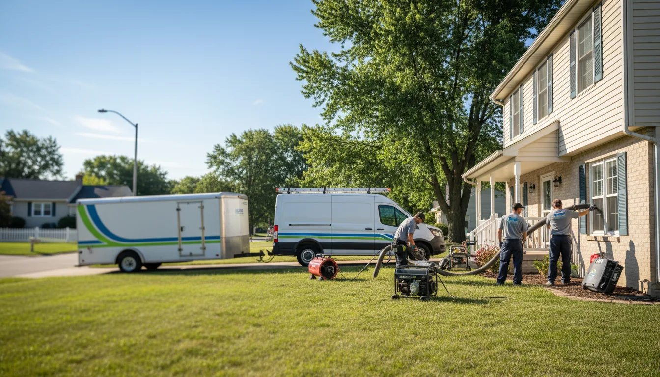 Flooded Basement Restoration And Cleanup With Repair in Kesley, IA near me